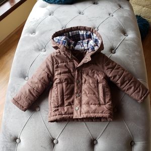 Carter's Brown puffer jacket  18m